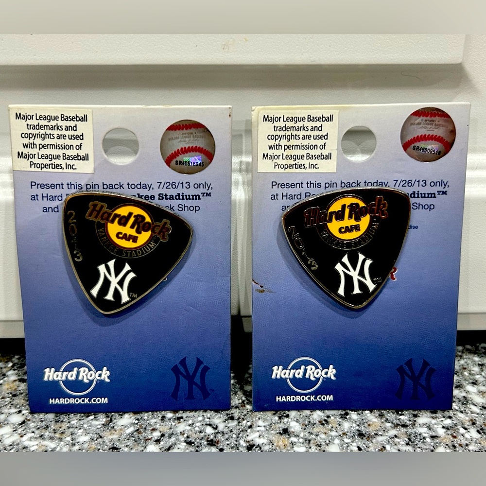 Yankee Stadium Hard Rock 2013 Collectible Pins